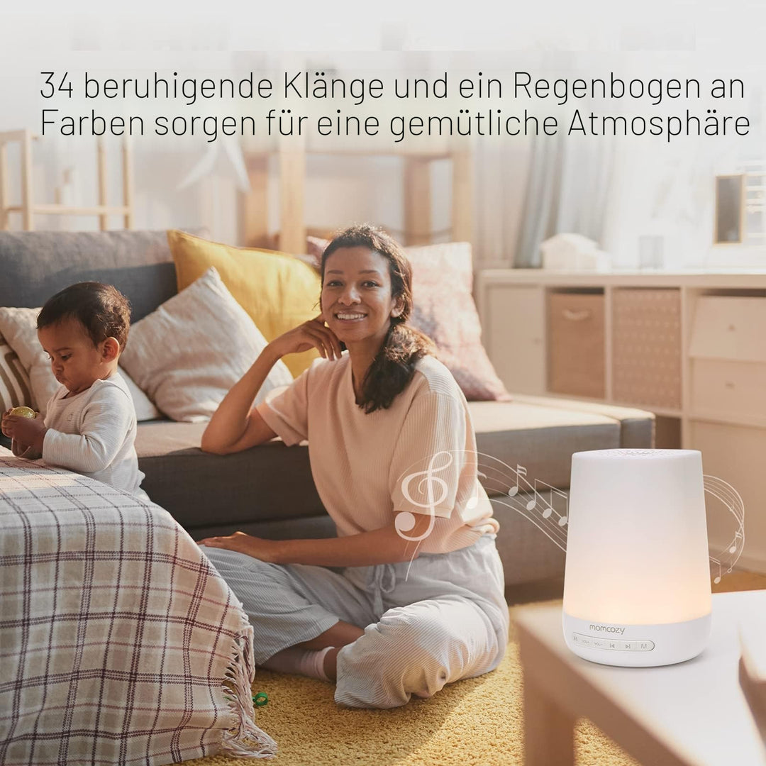 Weissgeräusch-Maschine Baby 34 Sounds Nachtlicht 7 Farben WLAN - Bild 8