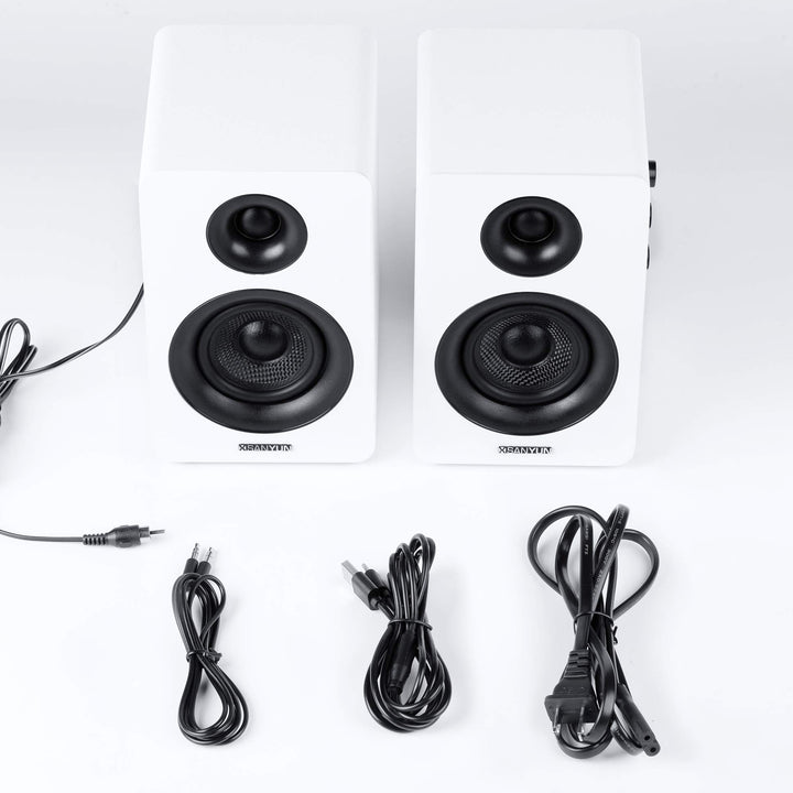 Regal-Lautsprecher Aktiv 30W×2 Kohlefaser-Treiber Bluetooth 5.0 USB - Bild 7