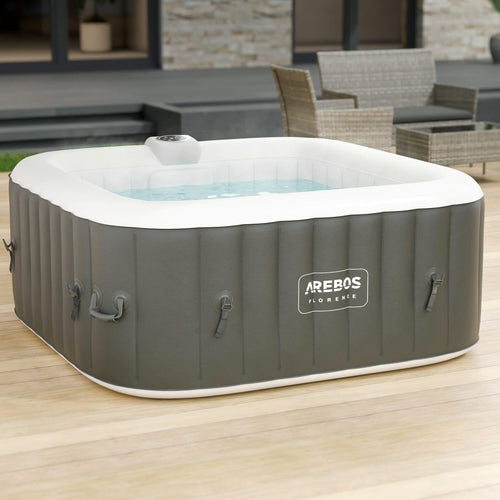 Aufblasbarer Whirlpool 154x154cm 4 Personen 100 Massagedüsen