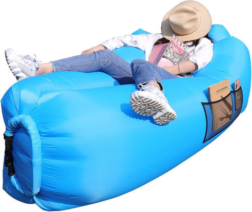 Luftsofa aufblasbar mit Kopfstütze 195x92cm bis 200kg für Outdoor