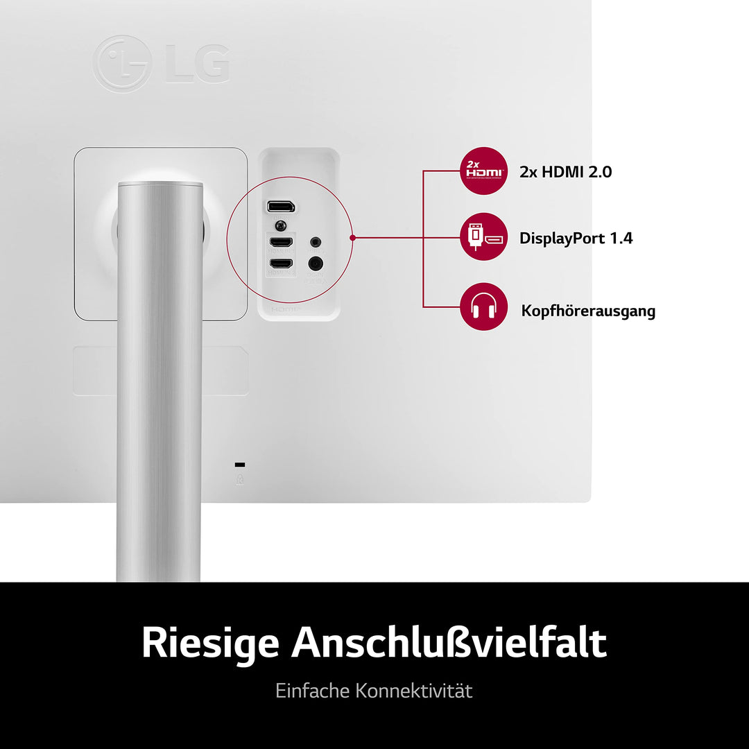 4K IPS Monitor 27 Zoll 3840x2160 HDR400 AMD FreeSync weiss - Bild 8