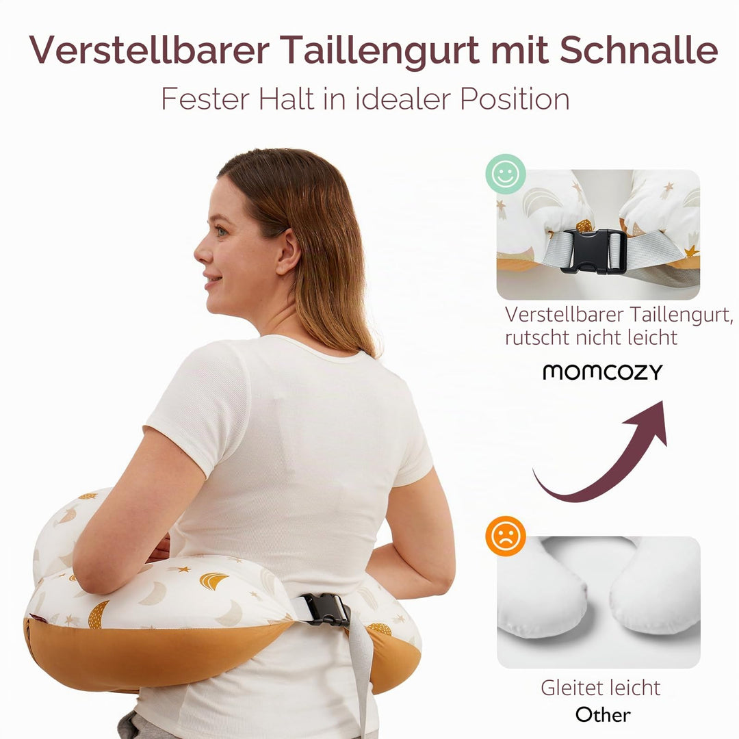 Stillkissen mit Sicherheitsumrandung Memory-Foam 53x65cm Seitenschläfer - Bild 5