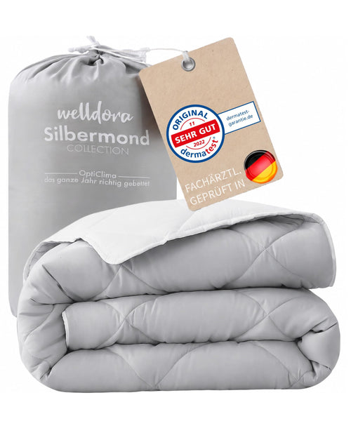 Allergiker Bettdecke Mikrofaser Ganzjahr 135x200 cm wendbar
