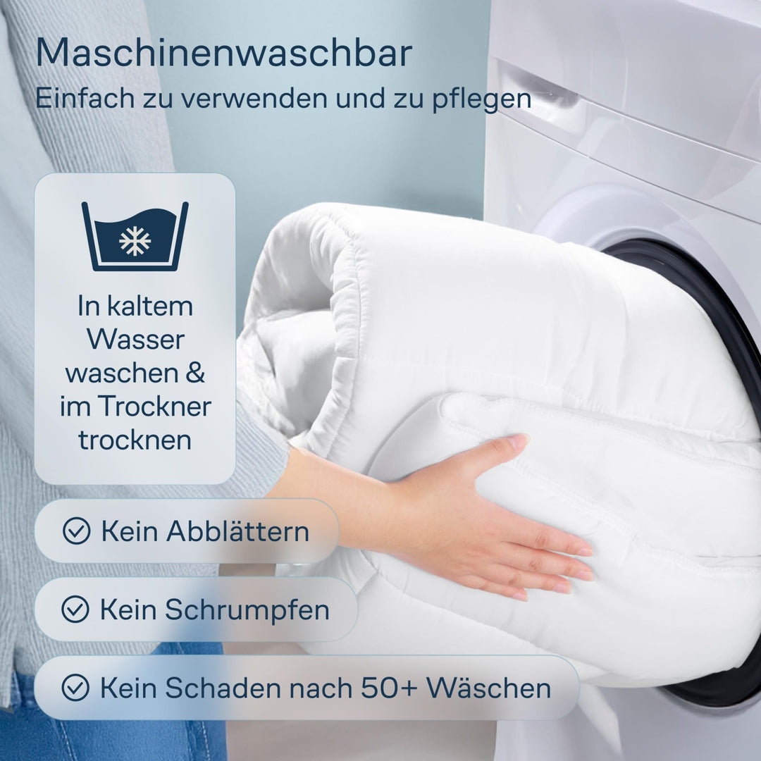 Matratzen-Topper 140x200 cm Baumwolle 600 g/m² maschinenwaschbar - Bild 6