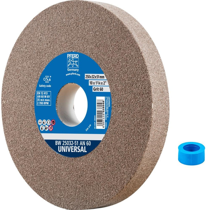 Schleifbockscheibe 250x32mm Körnung 60 für Stahl und Edelstahl