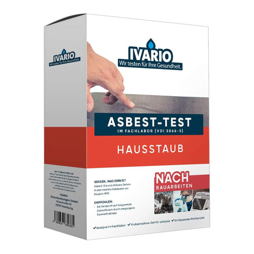 Asbest-Test Hausstaub & Raumluft Selbstentnahme mit Laboranalyse