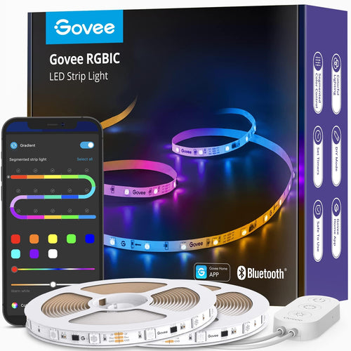 LED Strip RGBIC 20m mit Musik-Sync und Segmentsteuerung