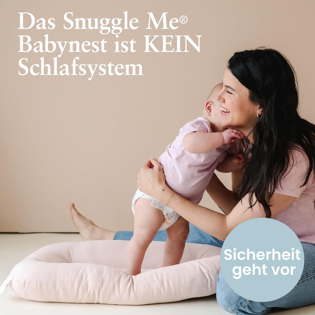 Babynest Bio-Baumwolle 74x43.5cm Hängematte 0-9 Monate mit Reisetasche - Bild 7