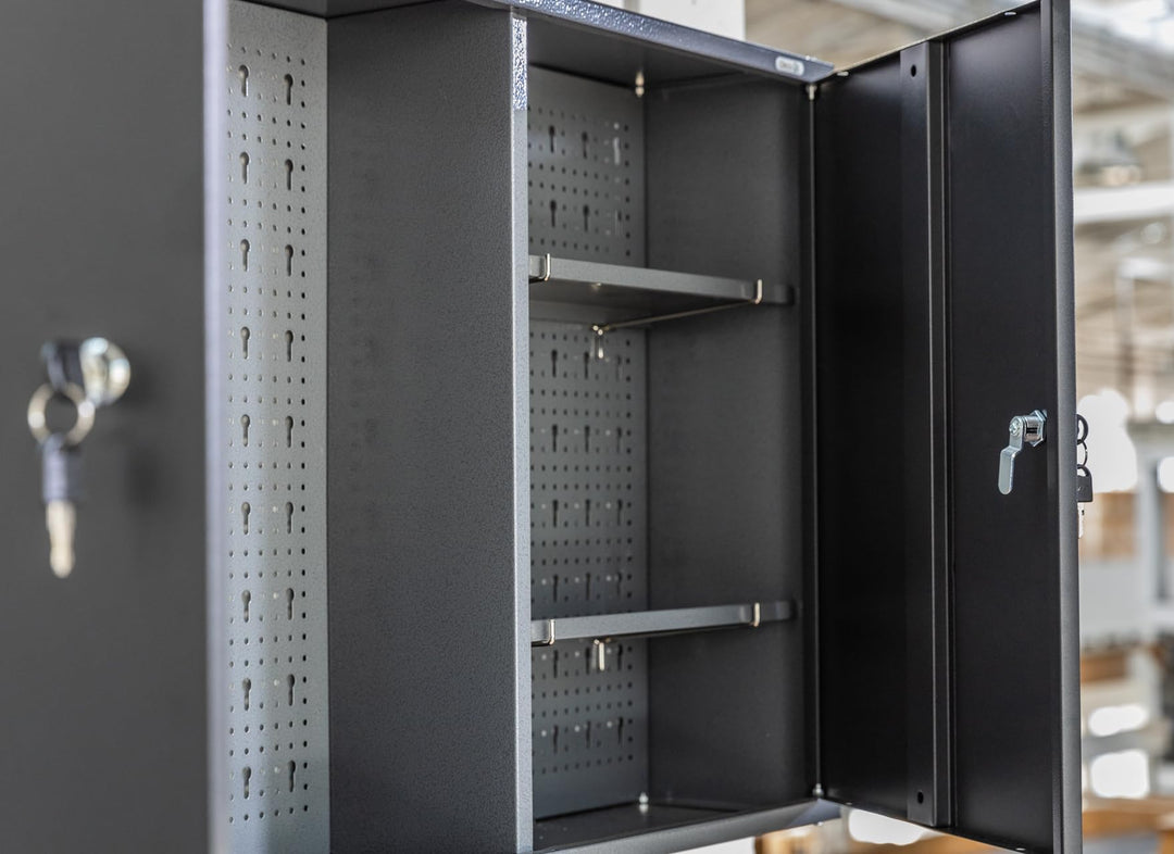 Werkzeug-Hängeschrank Metall abschliessbar 120 cm Werkstatt - Bild 9