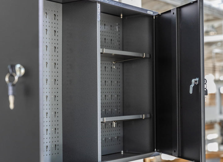 Werkzeug-Hängeschrank Metall abschliessbar 120 cm Werkstatt - Bild 9