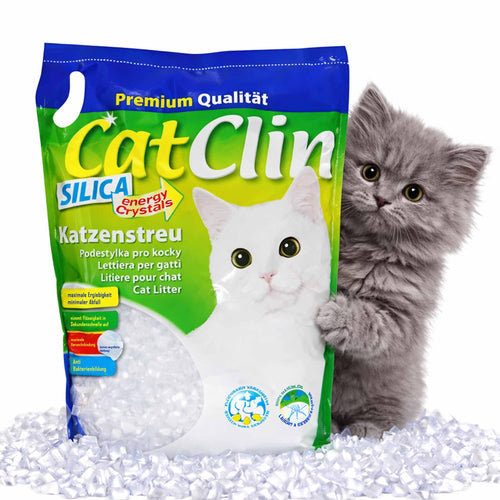 Silikat Katzenstreu 4x8l staubarm antibakteriell langanhaltend