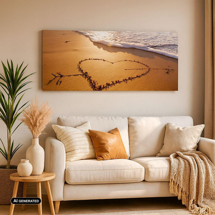 Leinwandbild Maritim Landschaft 100x40cm aufhängefertig - Bild 3