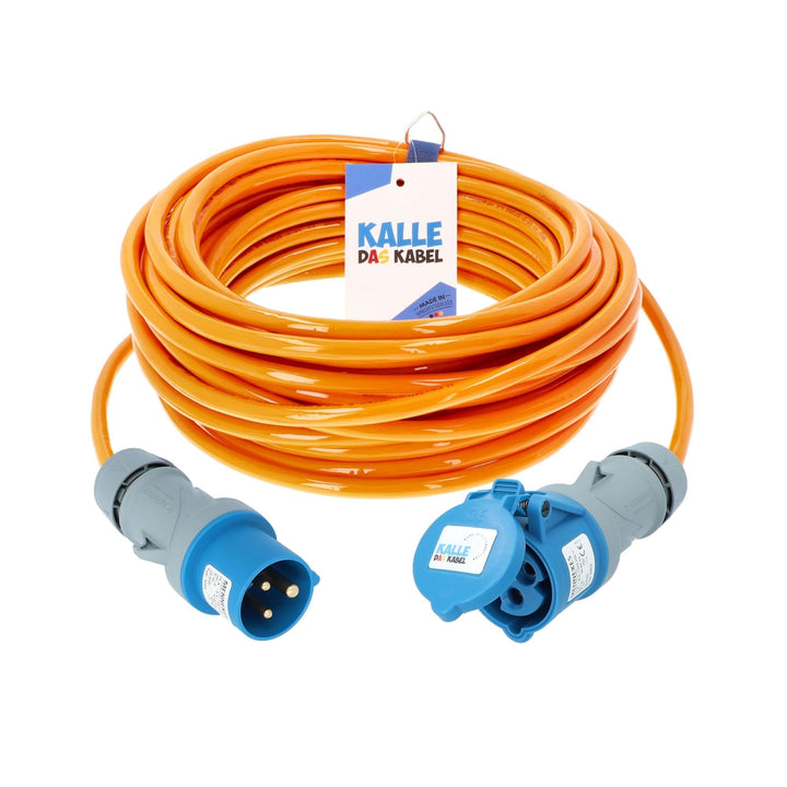 CEE Verlängerungskabel 3G 2,5mm² 25m PUR Aussenbereich orange - Bild 2