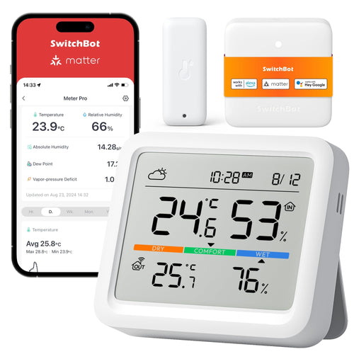 Wetterstation WLAN 5-in-1 mit Aussensensor IP65 und Matter Hub