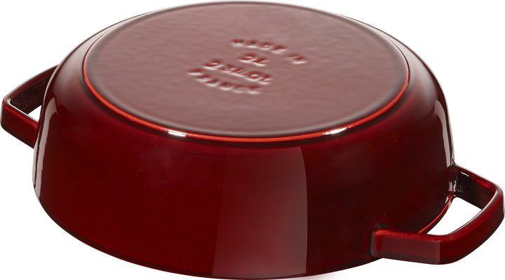 Schmorpfanne Gusseisen oval 24 cm 2,5 L Induktion Aroma-Regen - Bild 4