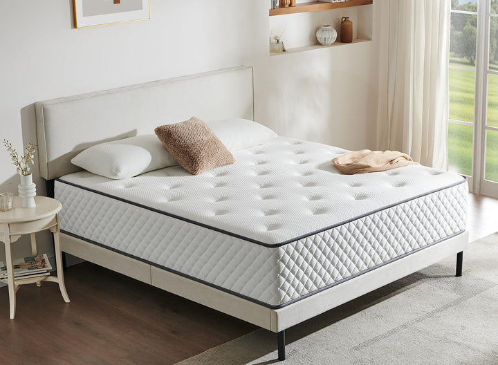 Taschenfederkernmatratze 140x200 H3 mit 7 Zonen fuer Doppelbett
