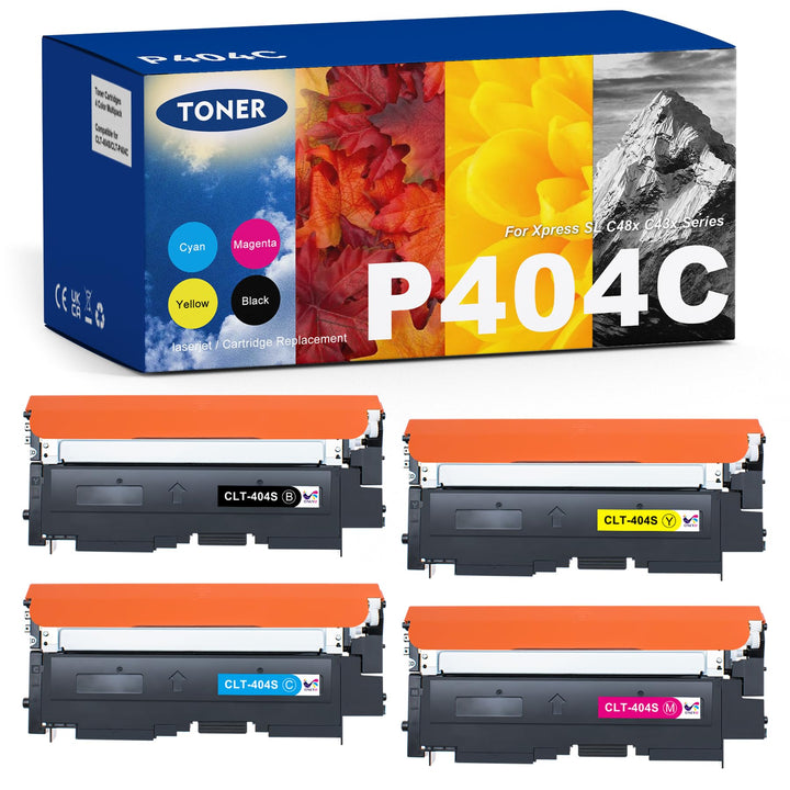 Toner-Set CLT-404S 4-farbig für Samsung Xpress C480 / C430 Serie