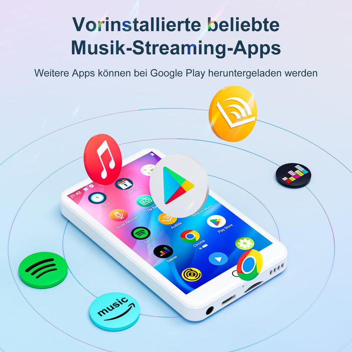 MP3 Player Android 9.0 mit WLAN &amp; Bluetooth 4-Zoll-Display 2GB RAM - Bild 3