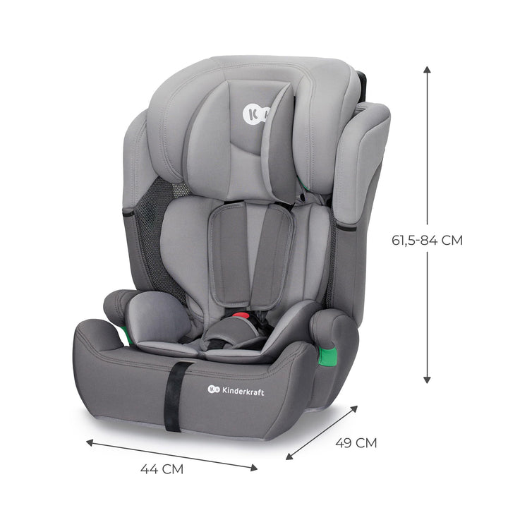 Kindersitz i-Size 76-150 cm mit 5-Punkt-Gurt, grau, 15 Mon.–12 J. - Bild 9