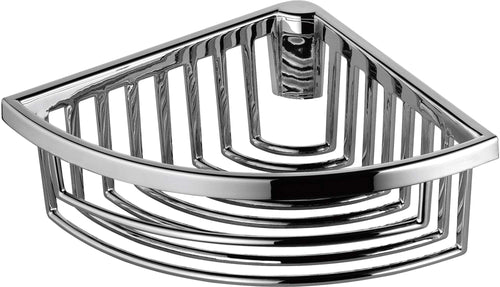 Eckduschkorb Metall verchromt abnehmbar 18,6 cm Dusche
