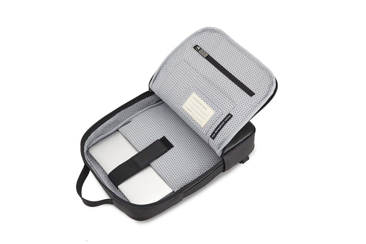 Laptop-Rucksack Nylon vertikal für Laptops bis 13 Zoll schwarz - Bild 6