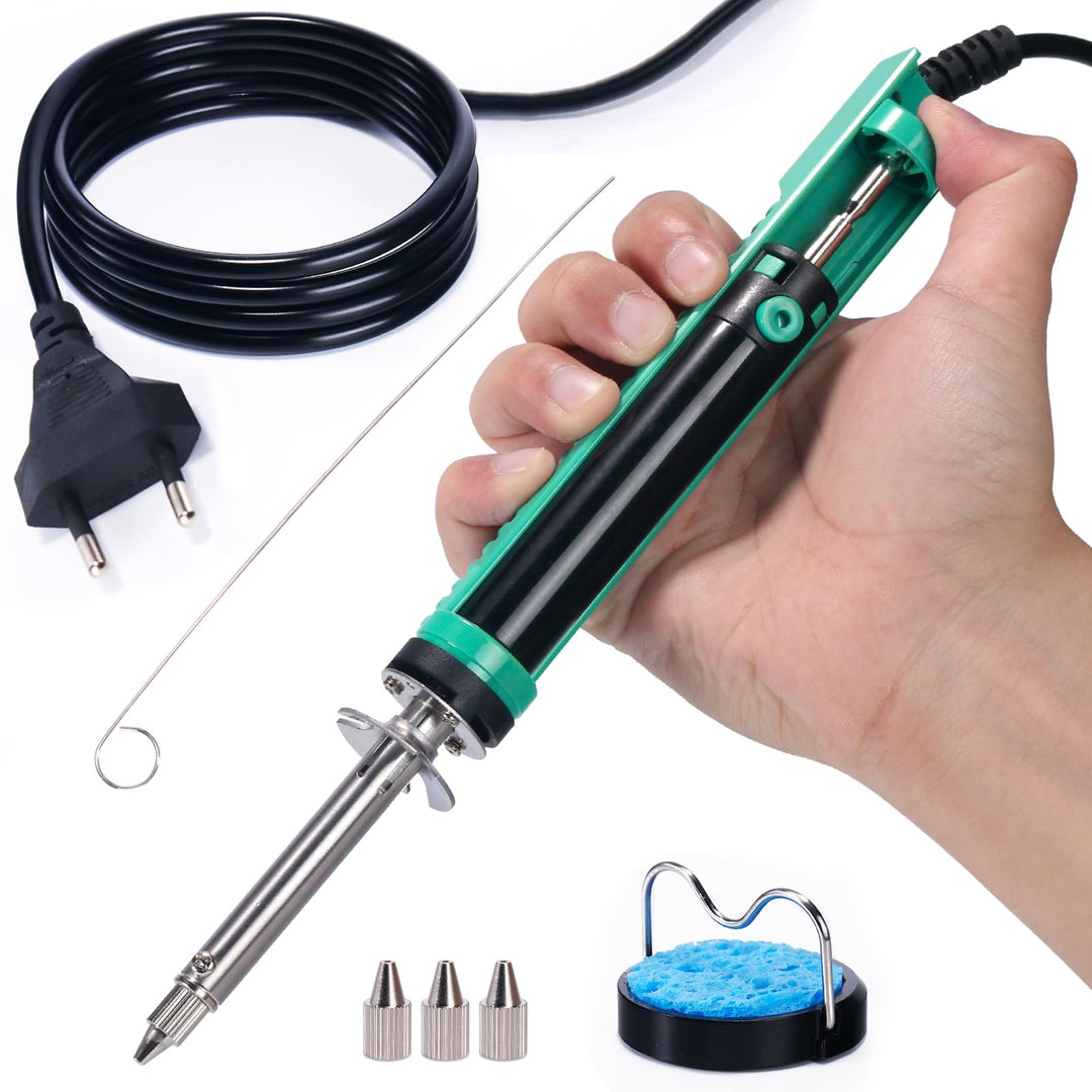 Vakuum-Entlötkolben 3-in-1 mit Pumpe, 3 Düsen 1.0/1.2/2.0mm