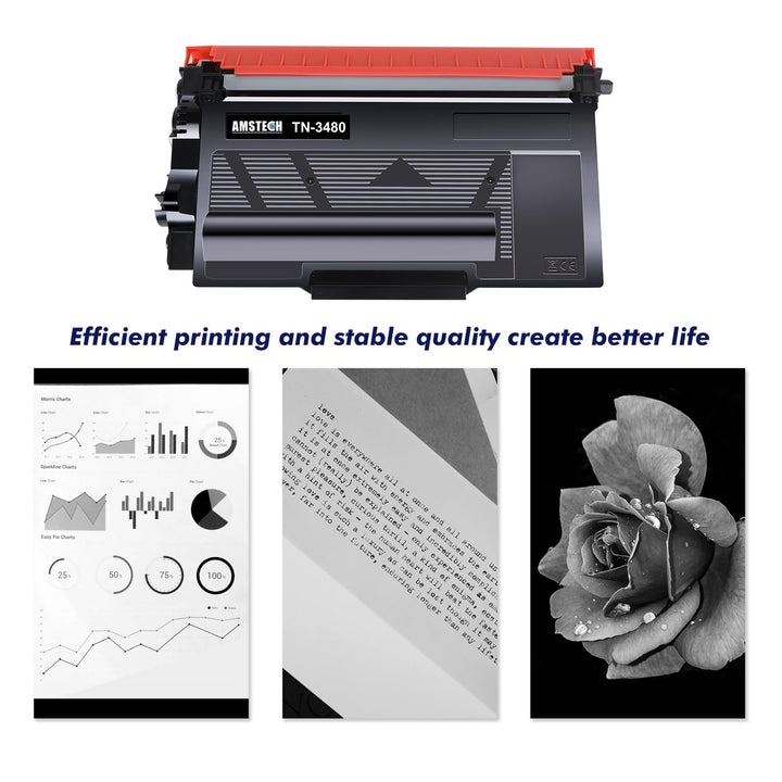 Toner TN-3480 Schwarz Kompatibel 2er-Pack ca. 8000 Seiten - Bild 6