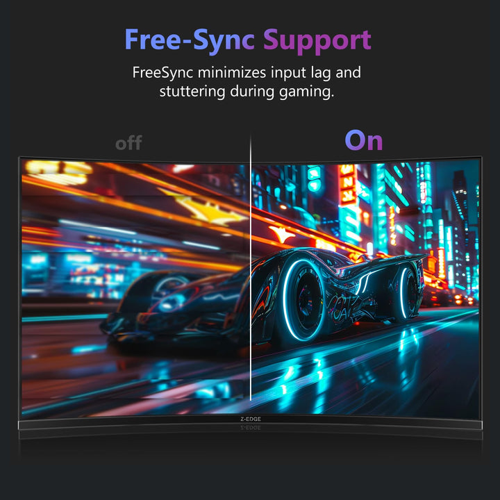 Curved Gaming Monitor 27 Zoll VA 180Hz 1ms FHD FreeSync - Bild 7
