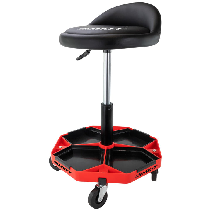 Werkstatthocker mit Rückenlehne höhenverstellbar 43–58 cm bis 150 kg - Bild 6