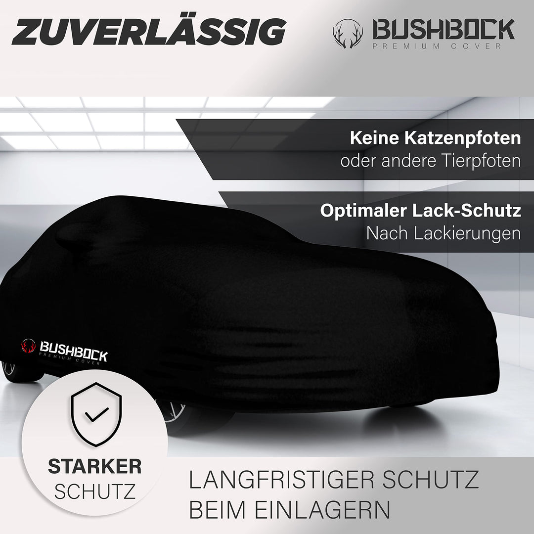 Autoabdeckung Indoor Stretch schwarz Gummizug für PKW Grösse M - Bild 7
