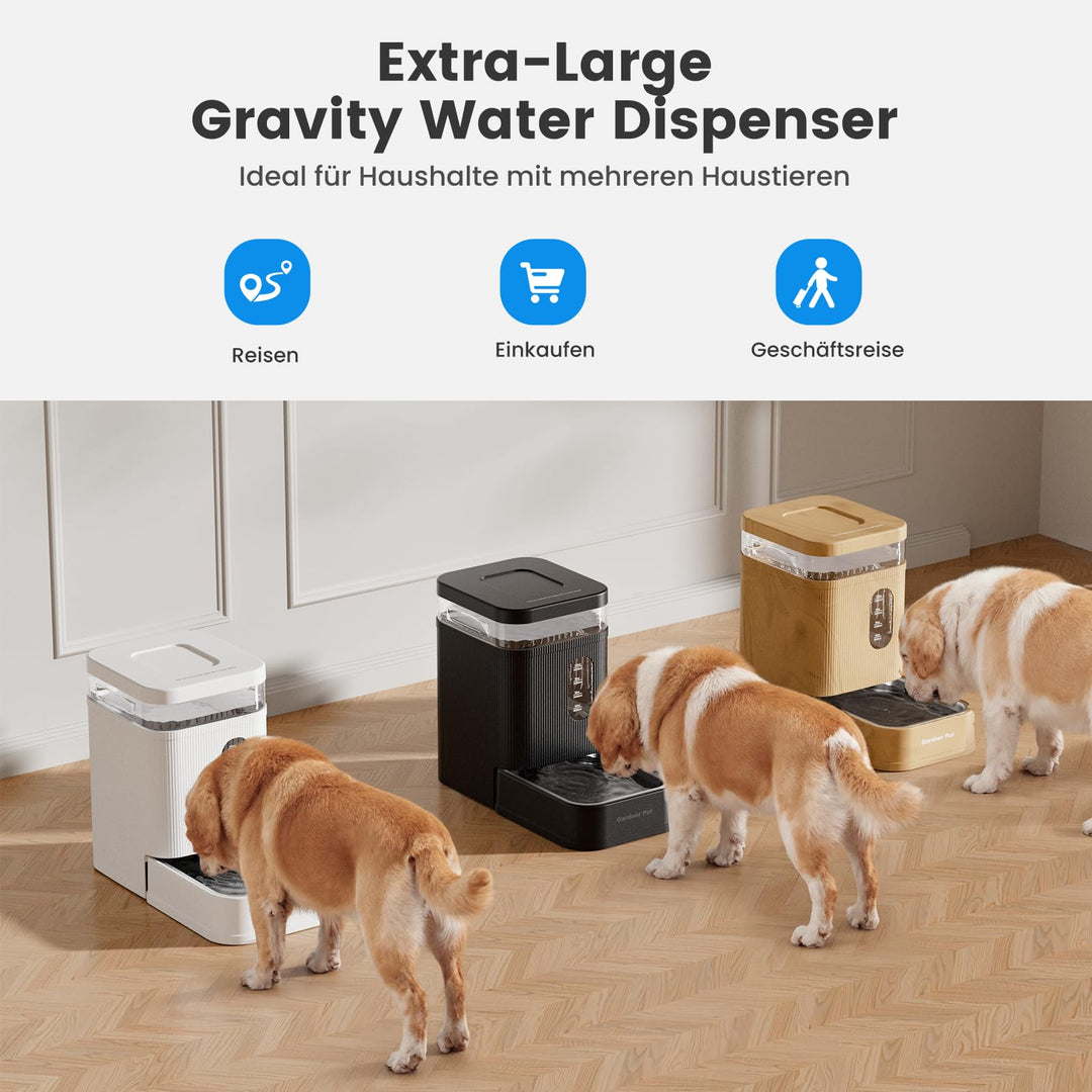Automatischer Wasserspender Edelstahl 6,5 L für Hunde und Katzen - Bild 7