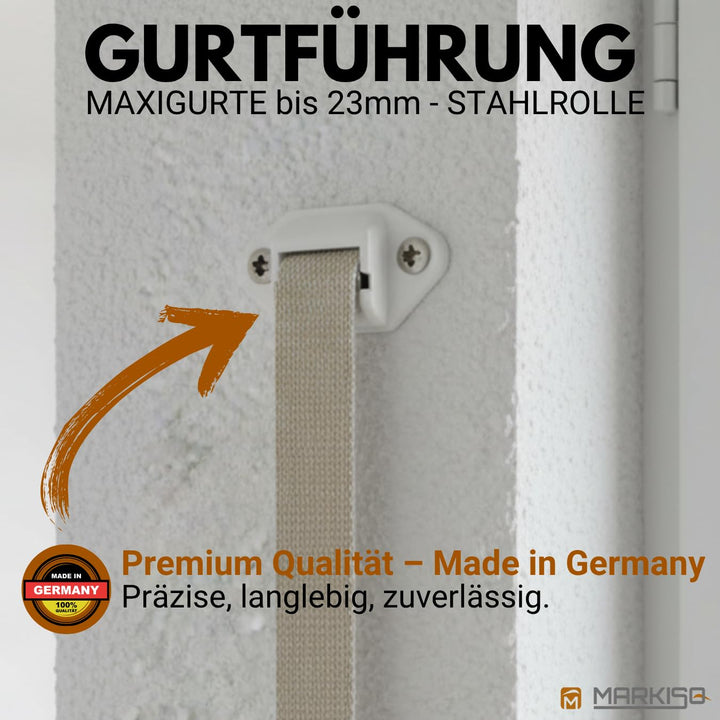Rolladen Gurtführung Gurtleitrolle 23mm Stahlrolle 10 Stück - Bild 9