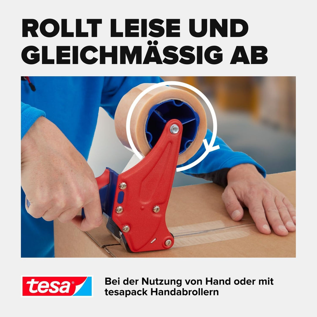 Paketklebeband braun PP-Folie geräuscharm 66 m – 36 Rollen - Bild 3