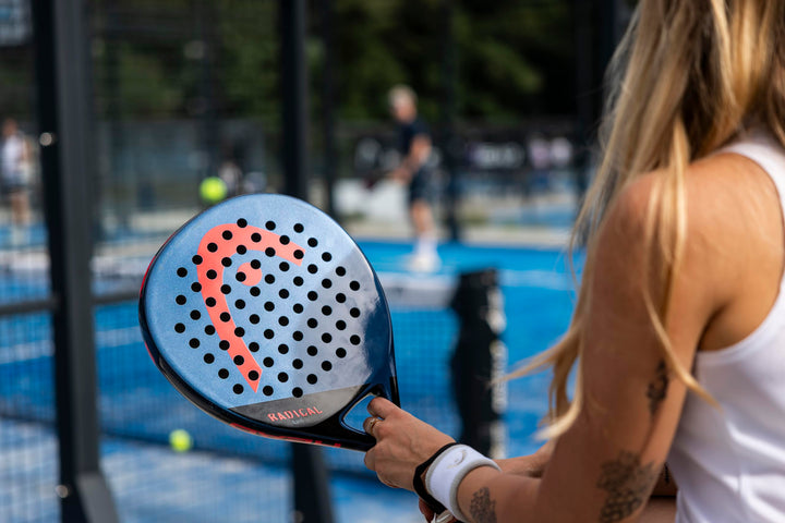 Padel Schläger Fiberglas Tropfenform grosser Sweetspot für Anfänger - Bild 2