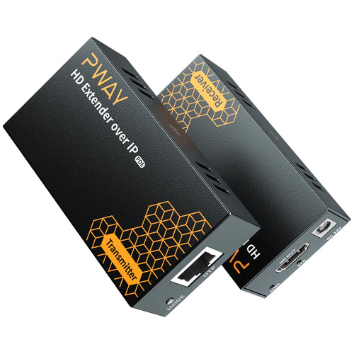 HDMI Extender über IP 120m, Full HD 1080p, PoE, Cat5e/6/7