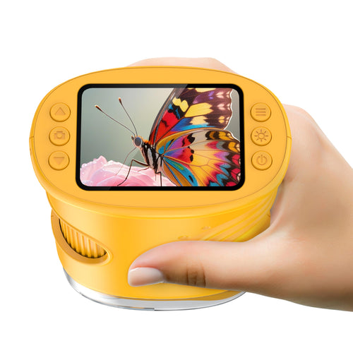 Kindermikroskop Digital 4K 1080p 200-1000x Zoom mit Display