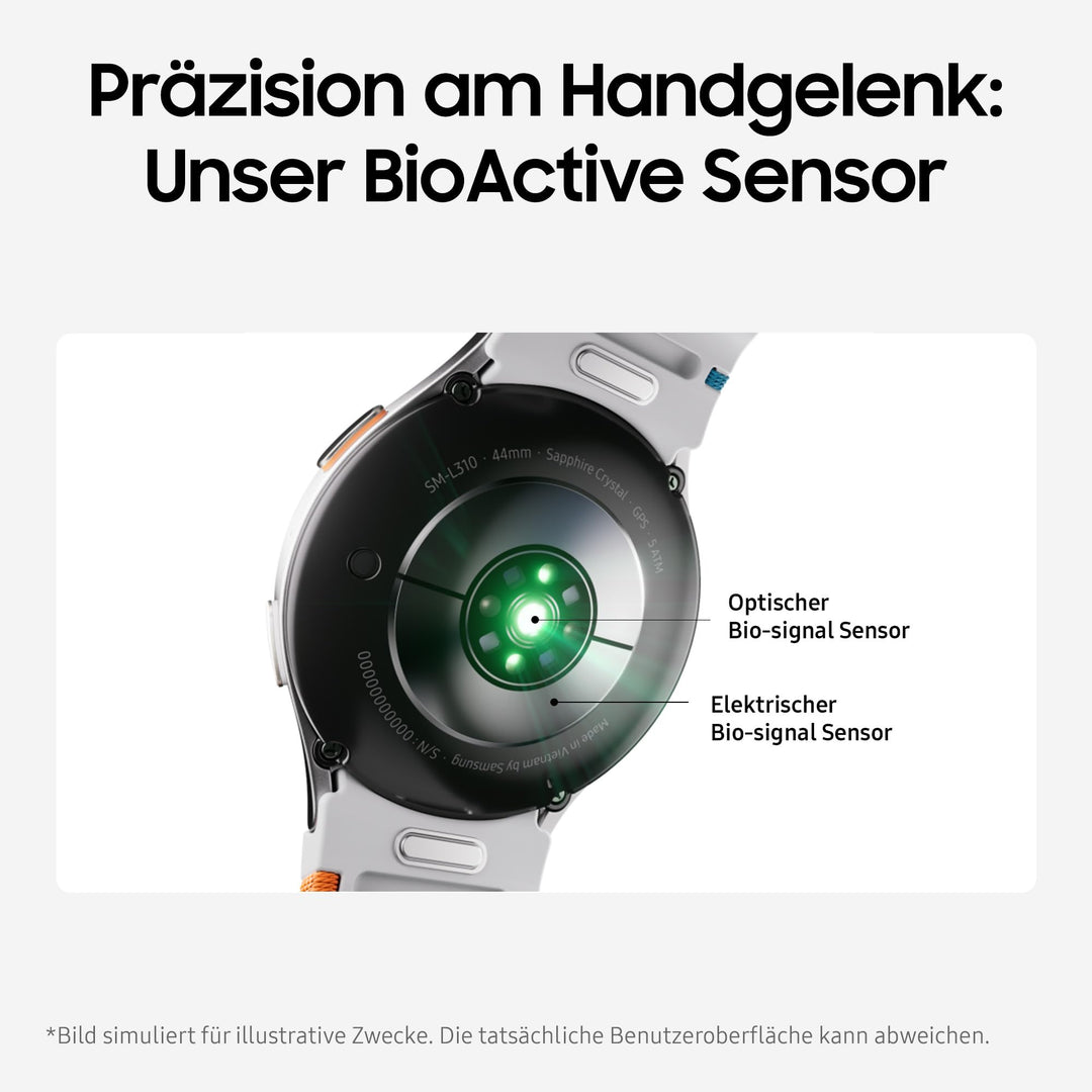 Smartwatch 40 mm Bluetooth mit Schlaf- &amp; Fitness-Tracking, Cream - Bild 5