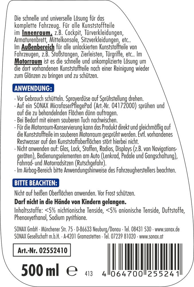 Auto Innenraum &amp; Scheiben Pflege-Set 11-teilig mit Tasche - Bild 5