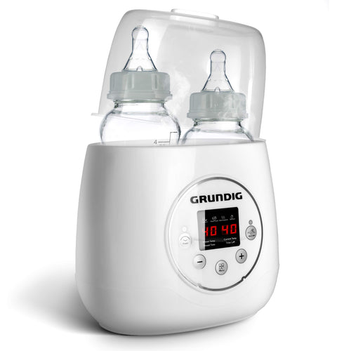 Flaschenwärmer 3-in-1 mit Sterilisator für 2 Flaschen und Babykost