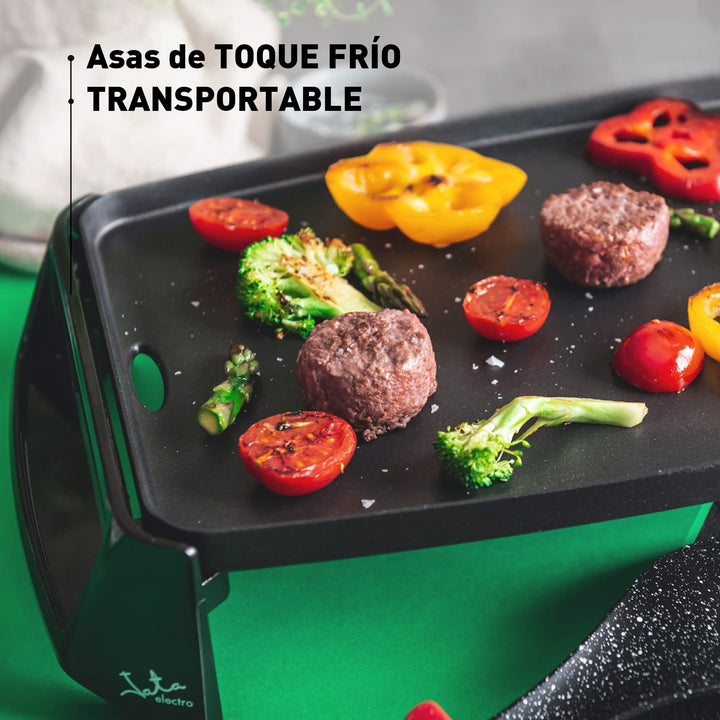 Elektro-Tischgrill 46x25 cm Antihaft PFOA-frei 2200W - Bild 5