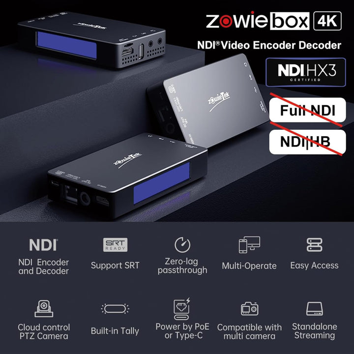 4K HDMI NDI Encoder Decoder für Live-Streaming und E-Sport - Bild 2