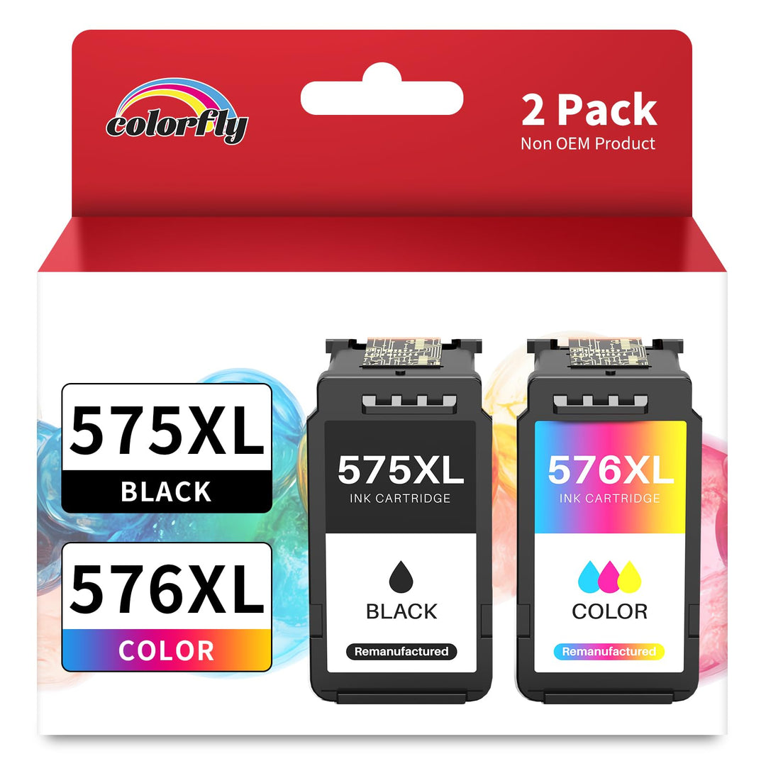 Druckerpatronen XL kompatibel PG-575XL + CL-576XL 2er-Pack