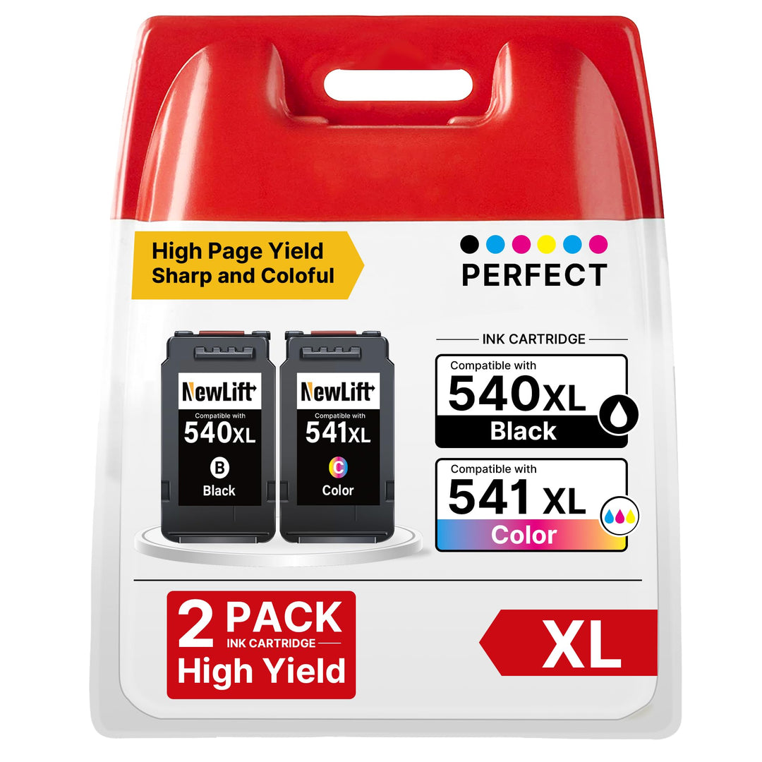 Druckerpatronen 540XL 541XL Multipack kompatibel für Canon PIXMA