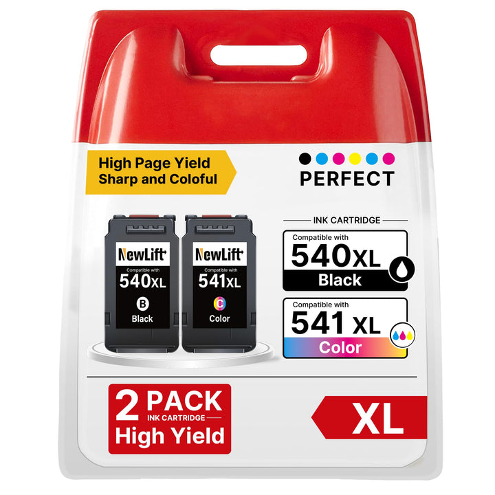 Druckerpatronen 540XL 541XL Multipack kompatibel für Canon PIXMA