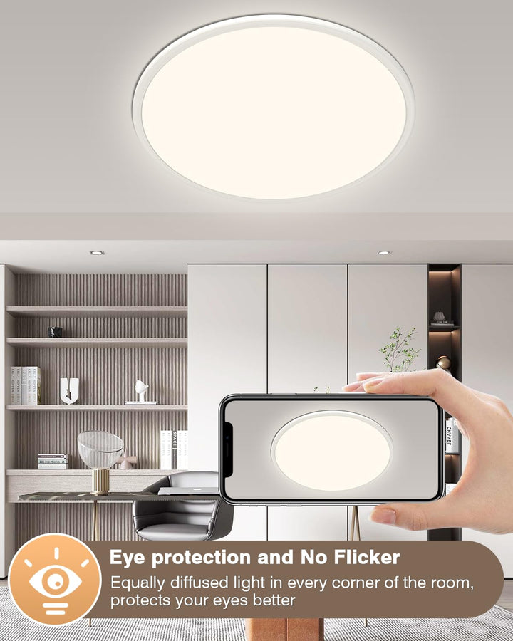 LED Deckenleuchte 56W dimmbar 59cm mit Fernbedienung 3000-6500K - Bild 7