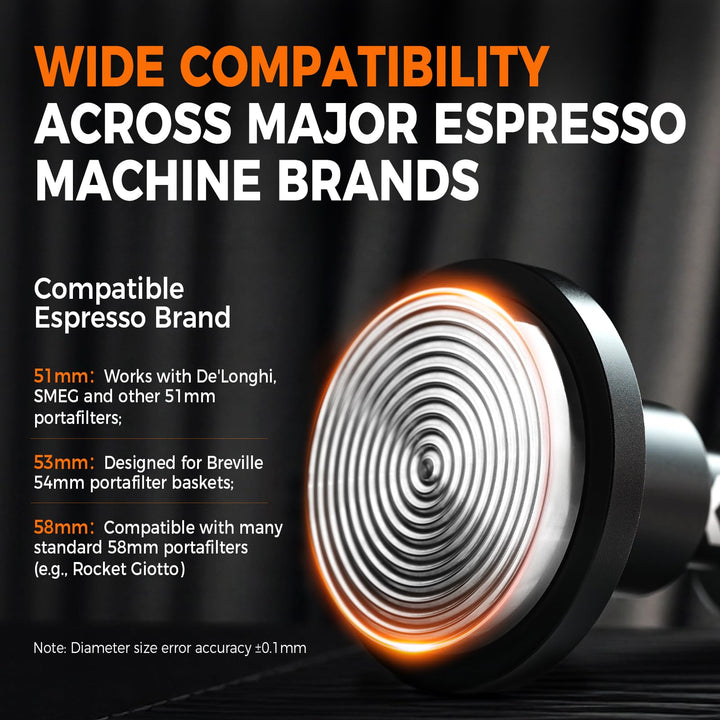 Espresso Tamper 58,35 mm mit Klick-Feedback und Dreifachfedersystem - Bild 3