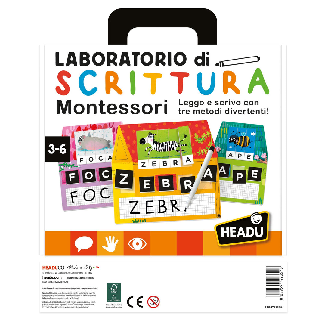 Montessori Schreib-Lernspiel Kinder ab 3 Jahren mit 72 Buchstaben - Bild 5