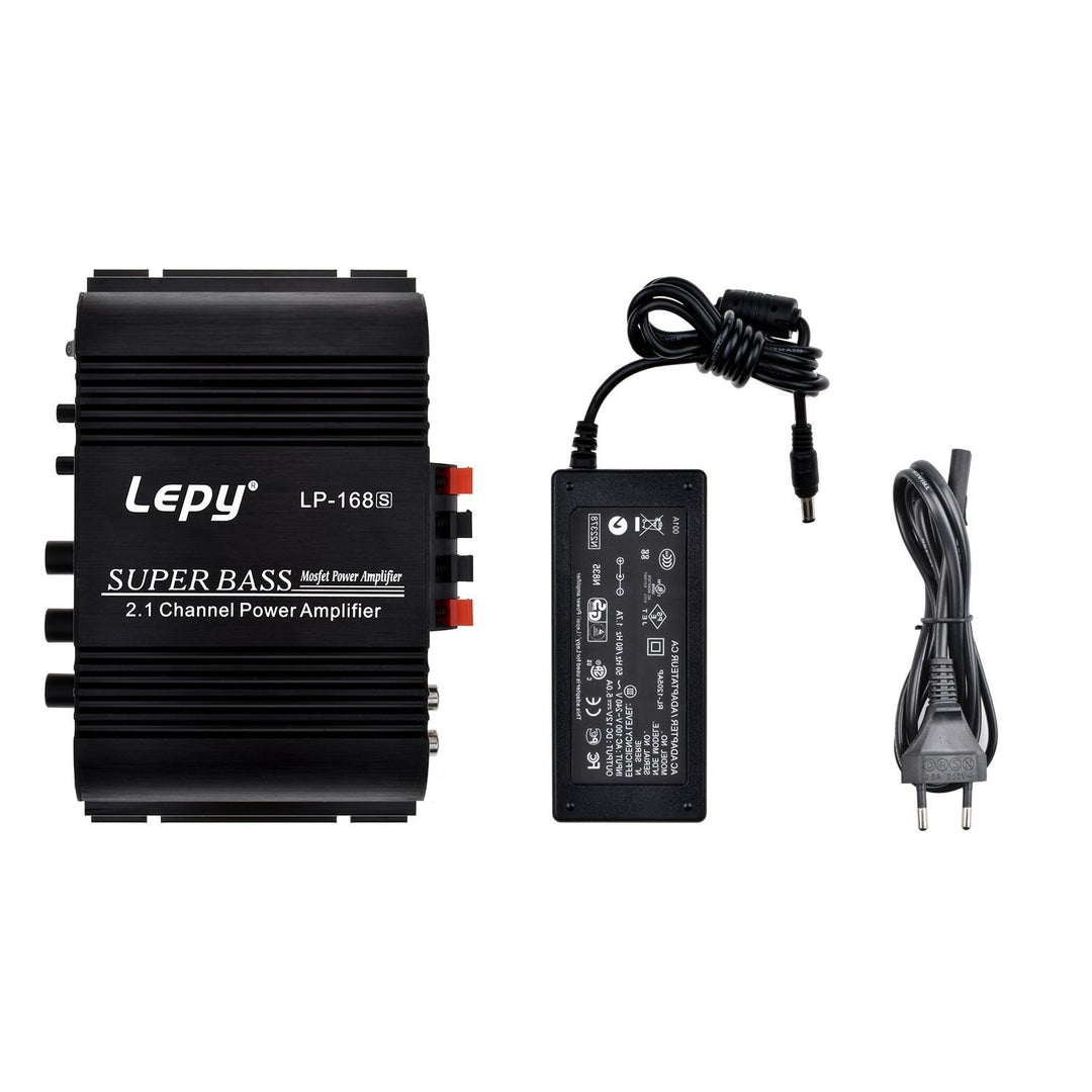 HiFi Stereo Verstärker 2.1CH 40W+68W mit Subwoofer für Auto &amp; Heim - Bild 7