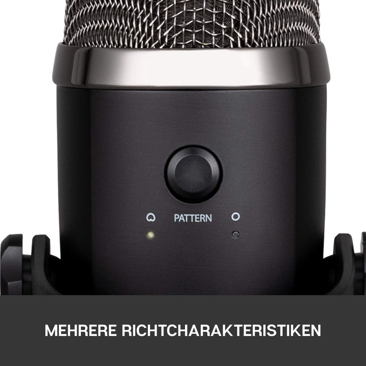 USB-Mikrofon 24-Bit mit 2 Kapseln für Streaming &amp; Podcast - Bild 5