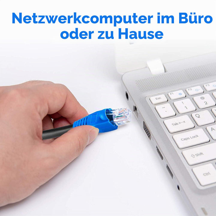 Netzwerkkabel CAT6 Outdoor 30m wasserdicht UV-beständig schwarz - Bild 7